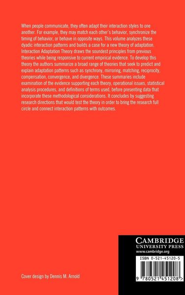 Produktbild: Interpersonal Adaptation