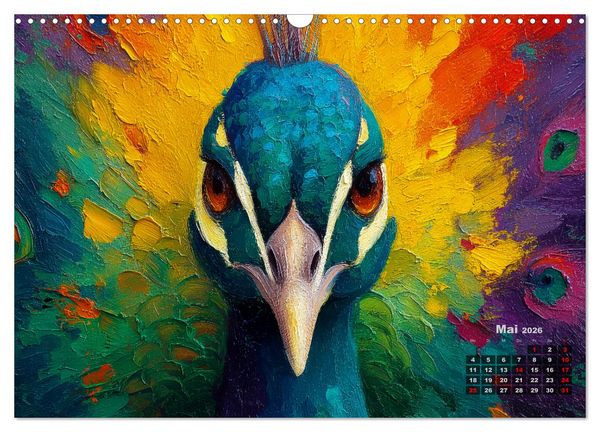 Produktbild: Tiere im Portr&auml;t - Aquarell Tierkalender f&uuml;r die ganze Familie (Wandkalender 2026 DIN A3 quer), CALVENDO Monatskalender