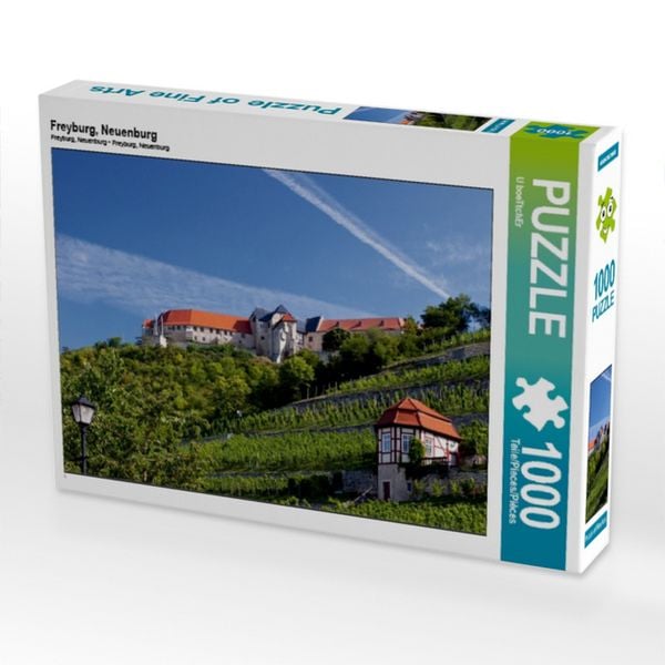 CALVENDO Puzzle Freyburg, Neuenburg | 1000 Teile Lege-Größe 64x48cm Foto-Puzzle für glückliche Stunden