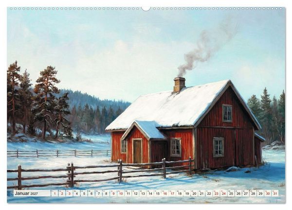 Produktbild: Auf dem Land - Eine Reise in die F&uuml;nfzigerjahre (hochwertiger Premium Wandkalender 2027 DIN A2 quer), Kunstdruck in Hochglanz