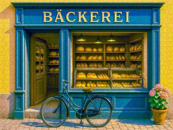 Produktbild: CALVENDO Puzzle Eine nostalgische Backstube | 1000 Teile Lege-Gr&ouml;&szlig;e 64x48cm Foto-Puzzle f&uuml;r gl&uuml;ckliche Stunden