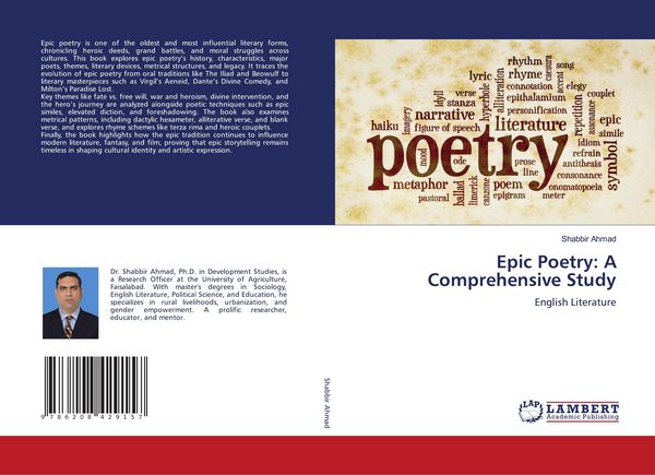 Produktbild: Epic Poetry: A Comprehensive Study