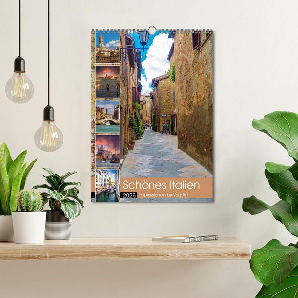Produktbild: Sch&ouml;nes Italien. Impressionen by VogtArt (Wandkalender 2026 DIN A3 hoch), CALVENDO Monatskalender