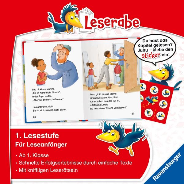 Produktbild: Leserabe 1. Lesestufe - Lea, die Neue in der Klasse