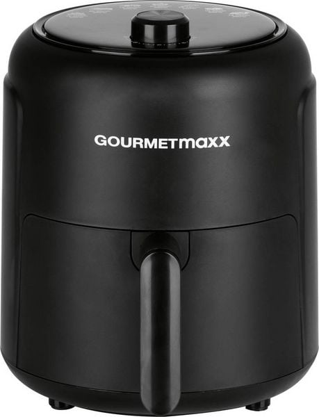 Produktbild: GourmetMaxx Hei&szlig;luft-Fritteuse 2,3l 1000W schwarz Hei&szlig;luft-Fritteuse 1000W Schwarz