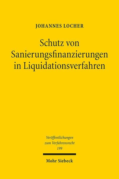 Schutz von Sanierungsfinanzierungen in Liquidationsverfahren