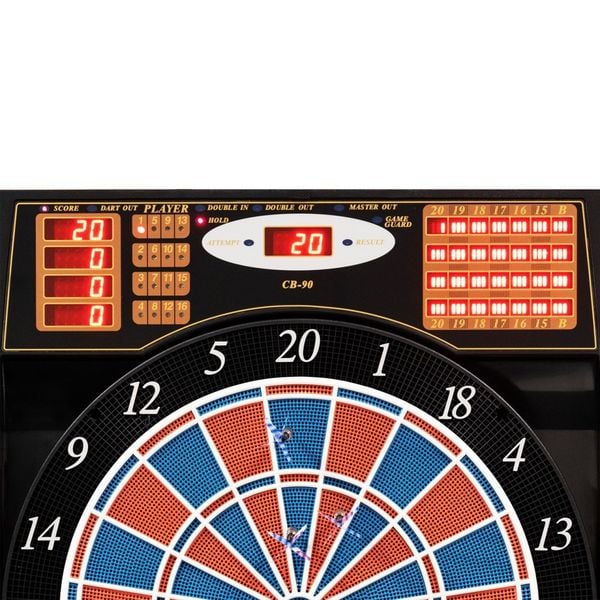 Produktbild: Karella - Dartautomat CB-90 inkl. 12 Darts, Ersatzspitzen, Netzteil