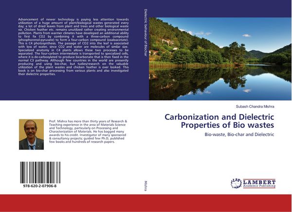 Produktbild: Carbonization and Dielectric Properties of Bio wastes