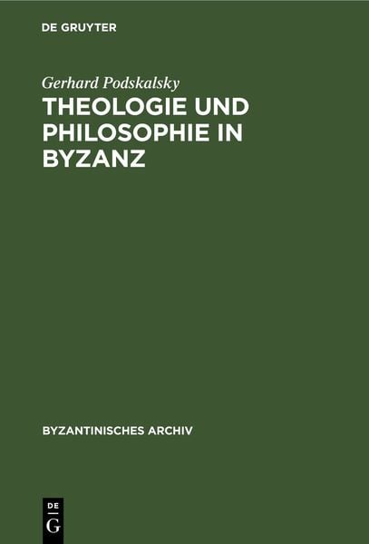 Produktbild: Theologie und Philosophie in Byzanz