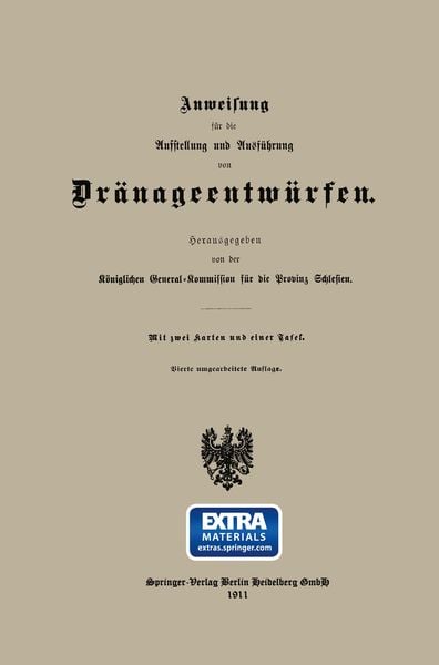 Produktbild: Anweisung f&uuml;r die Aufstellung und Ausf&uuml;hrung von Dr&auml;nageentw&uuml;rfen