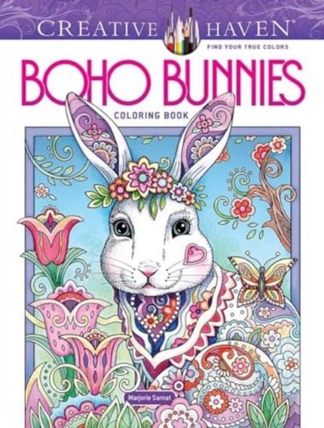 Produktbild: Creative Haven Boho Bunnies Coloring Book