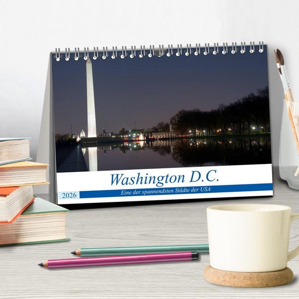 Produktbild: Washington D.C. (Tischkalender 2026 DIN A5 quer), CALVENDO Monatskalender