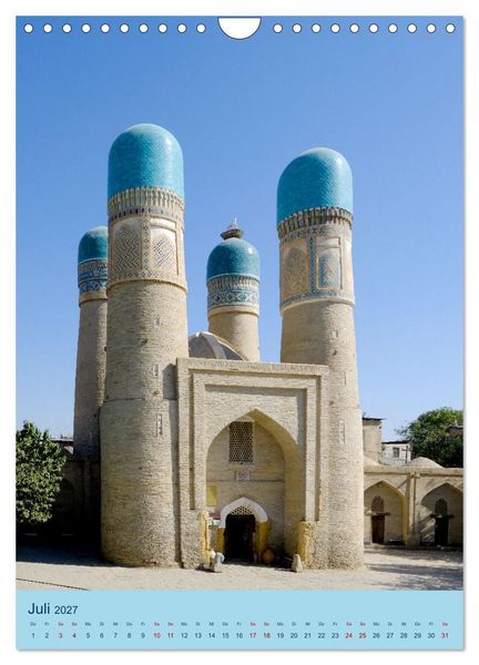 Produktbild: Usbekistan - Historische Architektur (Wandkalender 2027 DIN A4 hoch), CALVENDO Monatskalender