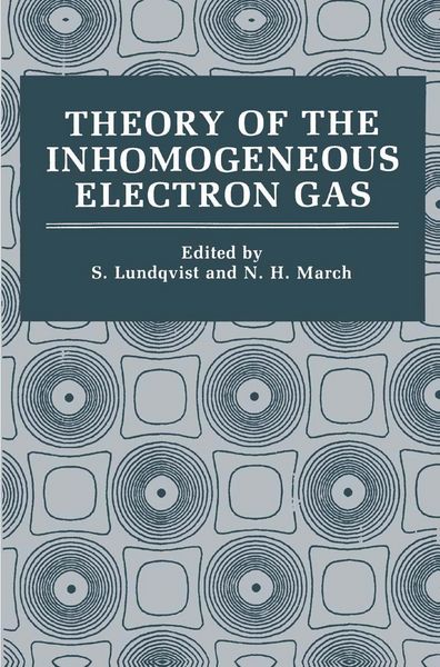 Produktbild: Theory of the Inhomogeneous Electron Gas