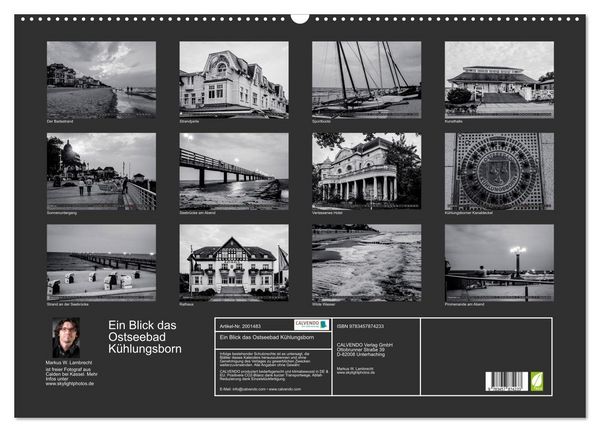 Produktbild: Ein Blick das Ostseebad K&uuml;hlungsborn (Wandkalender 2026 DIN A2 quer), CALVENDO Monatskalender