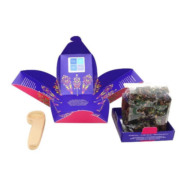 Produktbild: BIO Fr&uuml;chtetee Super Beeren, lose Teemischung, 80g Tee Geschenk Box