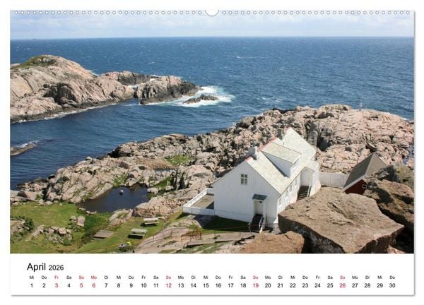 Produktbild: S&uuml;dnorwegen - von Kristiansand bis Stavanger (hochwertiger Premium Wandkalender 2026 DIN A2 quer), Kunstdruck in Hochglanz