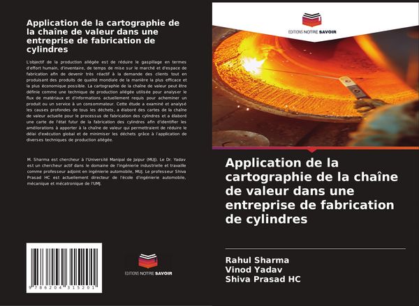 Produktbild: Application de la cartographie de la cha&icirc;ne de valeur dans une entreprise de fabrication de cylindres