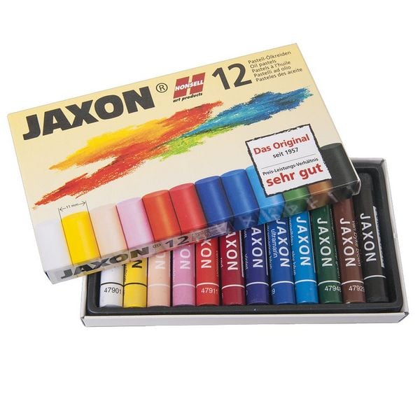 Produktbild: JAXON &Ouml;lpastellkreiden 12 St&uuml;ck