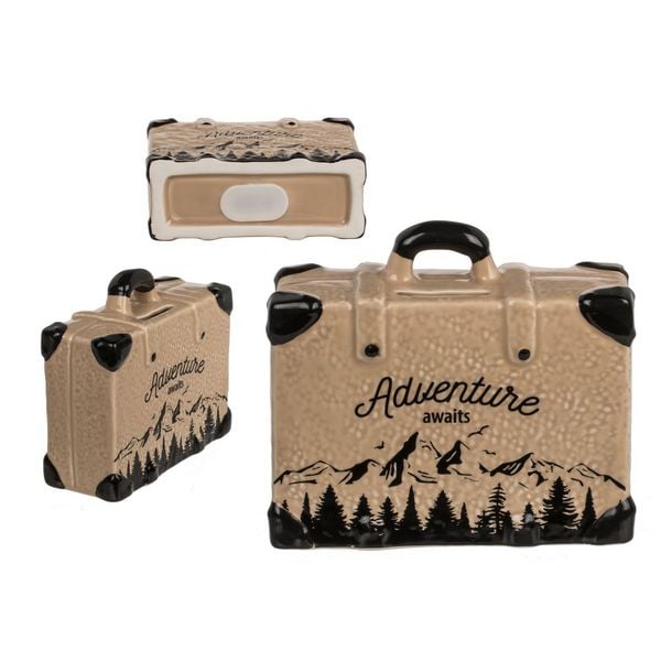 Produktbild: Spardose Travel Koffer 14,8x6x13cm