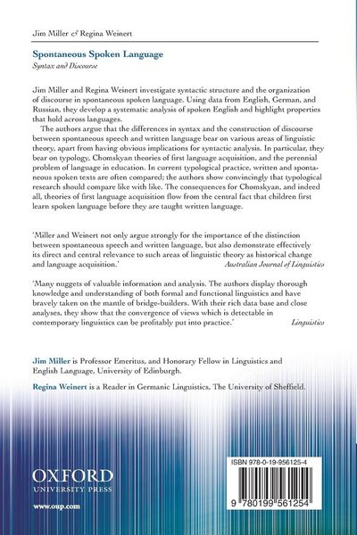 Produktbild: Spontaneous Spoken Language