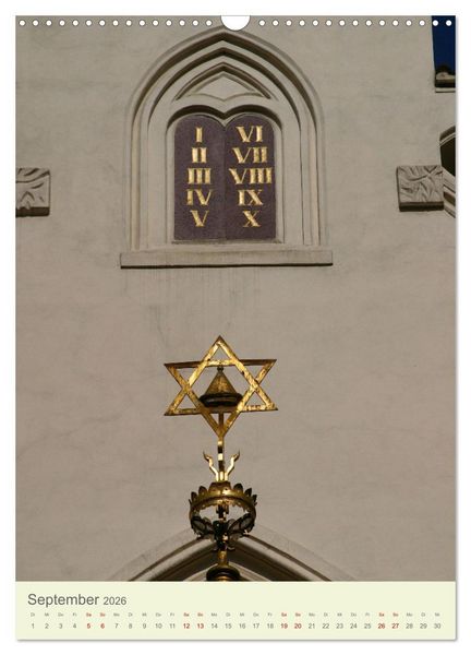Produktbild: J&uuml;disches Prag (Wandkalender 2026 DIN A3 hoch), CALVENDO Monatskalender