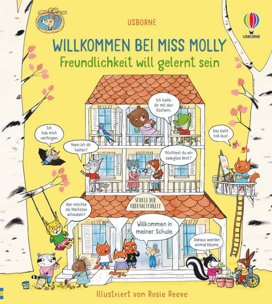 Willkommen bei Miss Molly: Freundlichkeit will gelernt sein, Gebundene Ausgabe von Zanna Davidson, Usborne, 2400005430433