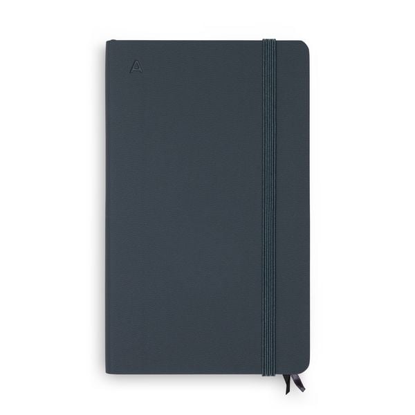 Produktbild: Notizbuch A6 Softcover Cool Coal Blanko, 128 Seiten