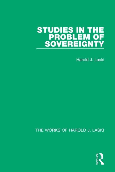 Produktbild: Studies in the Problem of Sovereignty (Works of Harold J. Laski)