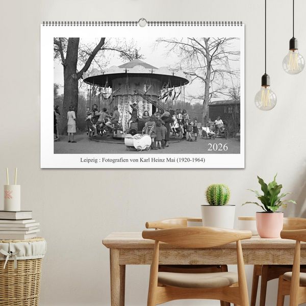 Produktbild: Leipzig : Fotografien von Karl Heinz Mai (1920-1964) (Wandkalender 2026 DIN A2 quer), CALVENDO Monatskalender