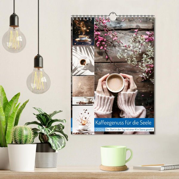 Produktbild: Kaffeegenuss f&uuml;r die Seele (Wandkalender 2026 DIN A4 hoch), CALVENDO Monatskalender