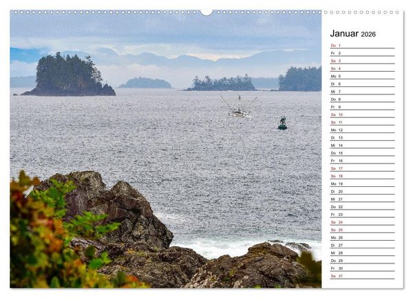 Produktbild: Vancouver Island - Perle im Kanadischen Westen (Wandkalender 2026 DIN A2 quer), CALVENDO Monatskalender