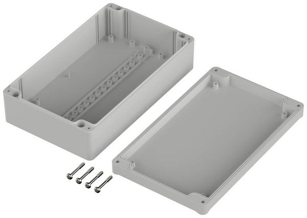 Produktbild: Bopla EUROMAS EM 214 62214300 Outdoor-Geh&auml;use 200 x 120 x 57 Polycarbonat Lichtgrau (RAL 7035) 1 St.