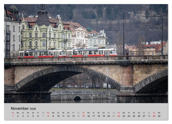 Produktbild: Stra&szlig;enbahnklassiker auf Schienen (Wandkalender 2026 DIN A2 quer), CALVENDO Monatskalender