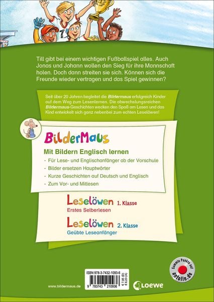 Produktbild: Bildermaus - Mit Bildern Englisch lernen - Fußballgeschichten - Football Stories