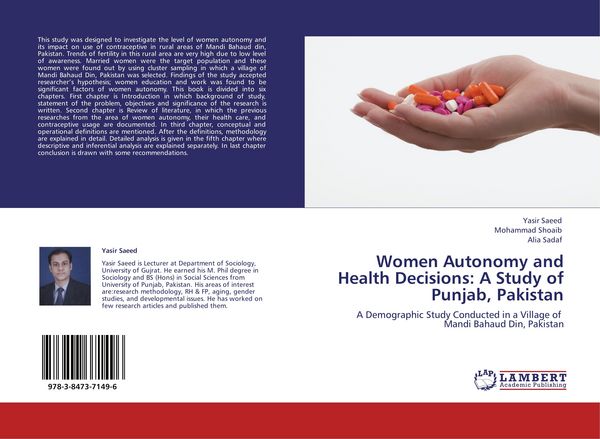 Produktbild: Women Autonomy and Health Decisions: A Study of Punjab, Pakistan