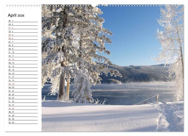 Produktbild: Winterm&auml;rchen. Landschaften im Schnee (Wandkalender 2026 DIN A2 quer), CALVENDO Monatskalender