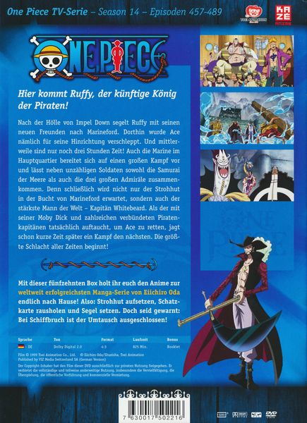 Produktbild: One Piece - TV-Serie Box Vol. 15 [6 DVDs]