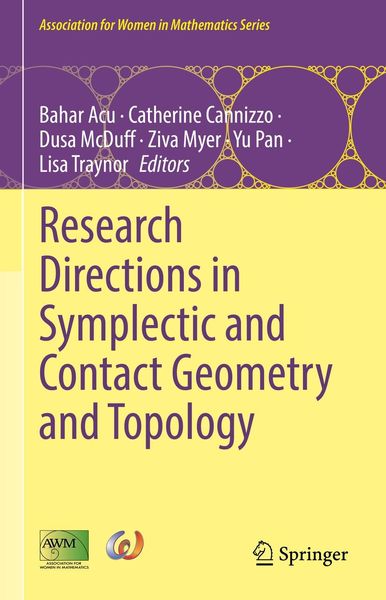 Produktbild: Research Directions in Symplectic and Contact Geometry and Topology