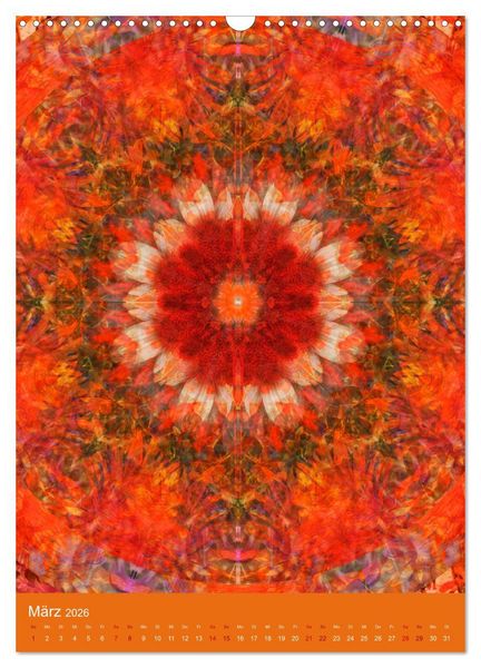 Produktbild: Meditative Pflanzenmandalas (Wandkalender 2026 DIN A3 hoch), CALVENDO Monatskalender