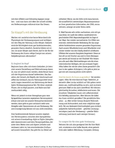Produktbild: Medical Cooking: F.X. Mayr-Ern&auml;hrung