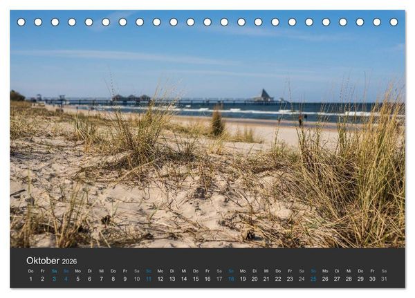 Produktbild: Usedom-Fotografie.de (Tischkalender 2026 DIN A5 quer), CALVENDO Monatskalender