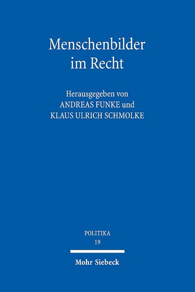 Produktbild: Menschenbilder im Recht