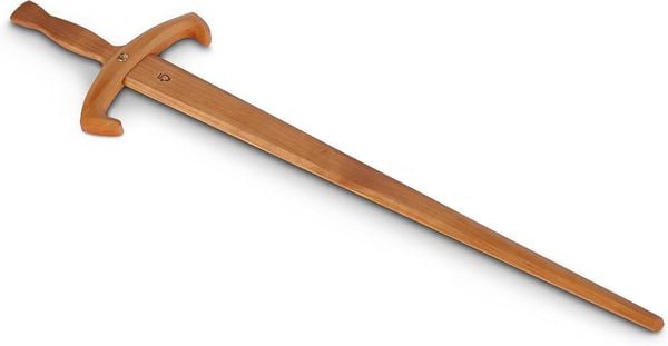 Produktbild: BestSaller 1116 - Magisches Langschwert Merlin, Birkenholz ge&ouml;lt, ca.75cm, Holz-Schwert, Zauberschwert