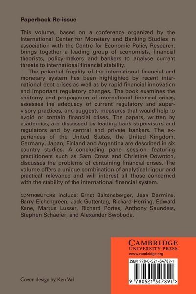 Produktbild: Threats to International Financial Stability