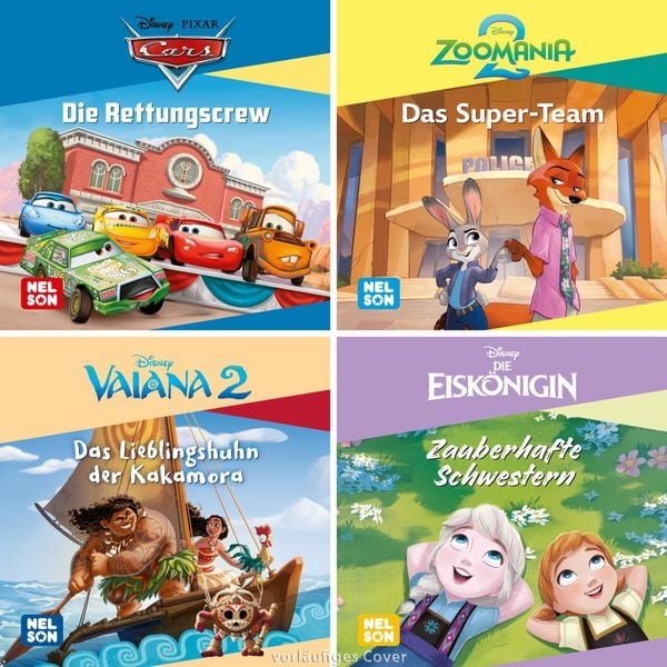 4er-Set Maxi-Mini 62: Disney, Set von , Nelson, 978-3-8451-3189-4