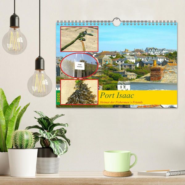 Produktbild: Port Isaac, Heimat der Fishermen`s Friends (Wandkalender 2026 DIN A4 quer), CALVENDO Monatskalender