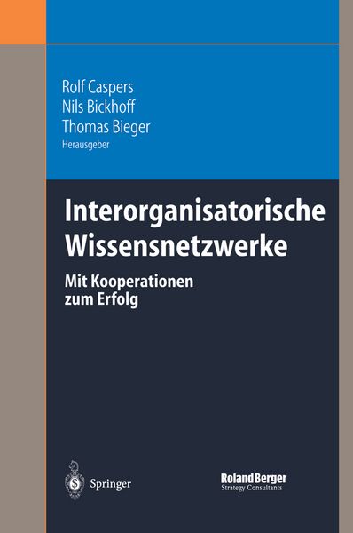Produktbild: Interorganisatorische Wissensnetzwerke