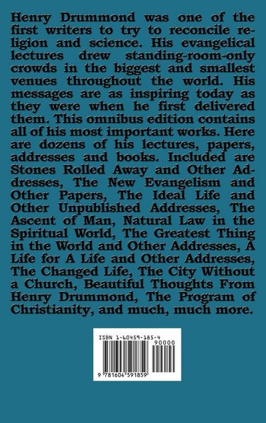 Produktbild: The Henry Drummond Reader - Essential Writings on Christian Faith, Spiritual Growth, Science, and the Meaning of Love
