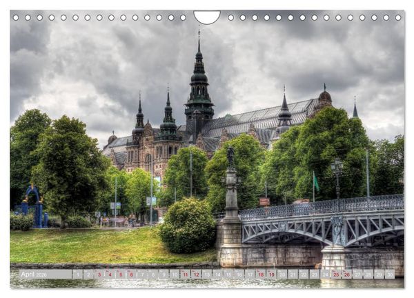 Produktbild: Stockholm - Mal anders gesehen (Wandkalender 2026 DIN A4 quer), CALVENDO Monatskalender